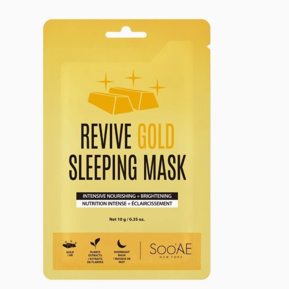 SooAE Face Masks Revive GOLD Intensive Nourishing Sleeping Mask - 12 pack NEW
